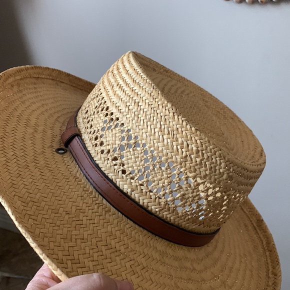 Summer straw beach hat - Picture 5 of 5